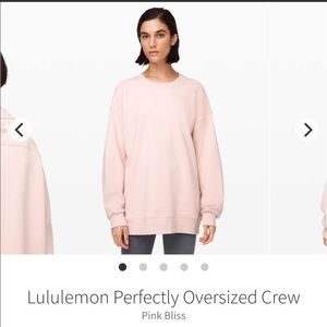 Lululemon perfectly oversized crew